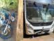 Itabirito: motociclista sofre fratura após batida com ônibus escolar no Cardoso Itabirito: motociclista sofre fratura após batida com ônibus escolar no Cardoso