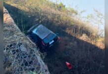 BR-356: mulher perde controle da direção e carro e cai em ribanceira na Serra da Santa, em Itabirito BR-356: mulher perde controle da direção e carro e cai em ribanceira na Serra da Santa, em Itabirito