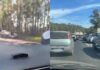 Jardim Canadá: batida entre veículos deixa carro de rodas para cima na BR-040; VEJA VÍDEO Jardim Canadá: batida entre veículos deixa carro de rodas para cima na BR-040; 1 ferido