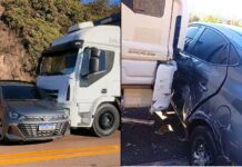 BR-356: batida entre carro e caminhão dificulta trânsito na Serra da Santa, em Itabirito BR-356: batida entre carro e caminhão dificulta trânsito na Serra da Santa, em Itabirito