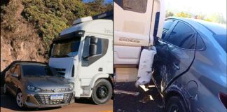 BR-356: batida entre carro e caminhão dificulta trânsito na Serra da Santa, em Itabirito BR-356: batida entre carro e caminhão dificulta trânsito na Serra da Santa, em Itabirito