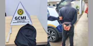 Itabirito: em tentativa de roubo, homem aponta faca para pescoço de idosa; populares percebem e GCM é acionada Itabirito: usando uma faca, homem é preso pela GCM após tentar roubar idosa na Praça São Sebastião