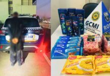 Homem é preso pela GCM após tentar furtar Supermercado Farid no Centro de Itabirito Homem é preso pela GCM após tentar furtar Supermercado Farid no Centro de Itabirito