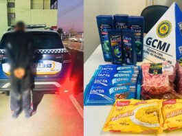Homem é preso pela GCM após tentar furtar Supermercado Farid no Centro de Itabirito Homem é preso pela GCM após tentar furtar Supermercado Farid no Centro de Itabirito