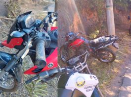 Acidente no São José, Itabirito: moto era furtada; condutor chegou a ficar sob custódia no João XXIII Acidente no São José, Itabirito: moto era furtada; condutor chegou a ficar sob custódia no João XXIII