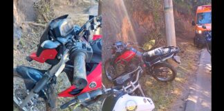 Acidente no São José, Itabirito: moto era furtada; condutor chegou a ficar sob custódia no João XXIII Acidente no São José, Itabirito: moto era furtada; condutor chegou a ficar sob custódia no João XXIII