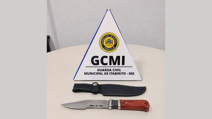 Itabirito: portando uma faca na cintura, homem é detido por desacato no Praia