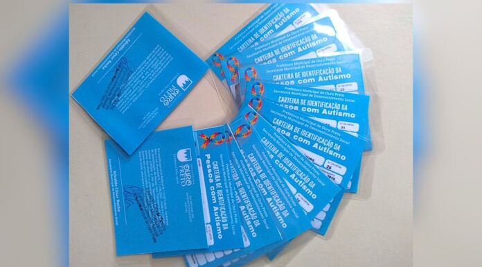 Ouro Preto já emitiu mais de 100 carteiras para pessoas com Transtorno do Espectro Autista Ouro Preto já emitiu mais de 100 carteiras para pessoas com Transtorno do Espectro Autista