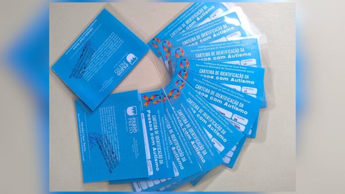 Ouro Preto já emitiu mais de 100 carteiras para pessoas com Transtorno do Espectro Autista
