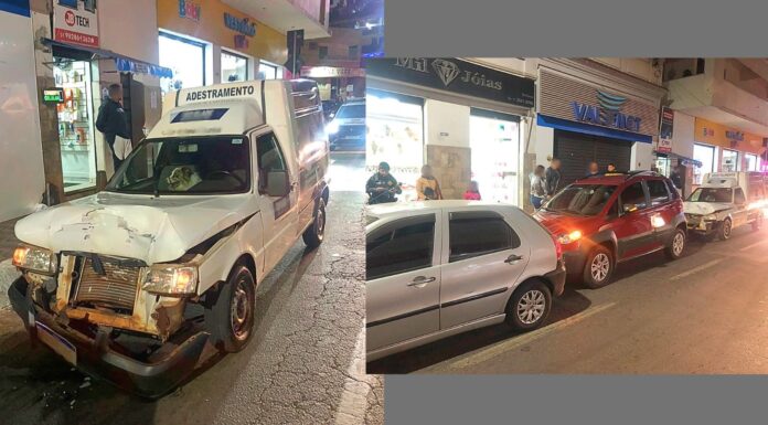 Itabirito: condutor de 17 anos provoca engavetamento entre 3 veículos da Fiat após momento de desatenção Itabirito: condutor de 17 anos provoca engavetamento entre 3 veículos da Fiat após momento de desatenção