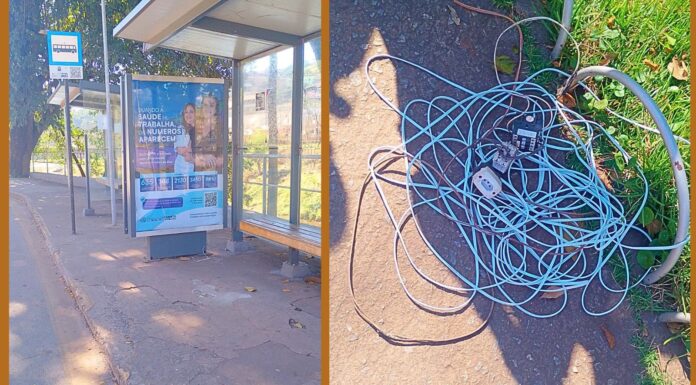 Itabirito: GCM prende homem ‘com a boca na botija’ furtando componentes de painel em ponto de ônibus Itabirito: GCM prende homem 'com a boca na botija' furtando componentes de painel em ponto de ônibus