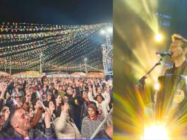 Itabirito: Michel Teló canta com artistas locais e conquista público no Julifest Itabirito: Michel Teló canta com artistas locais e conquista público no Julifest