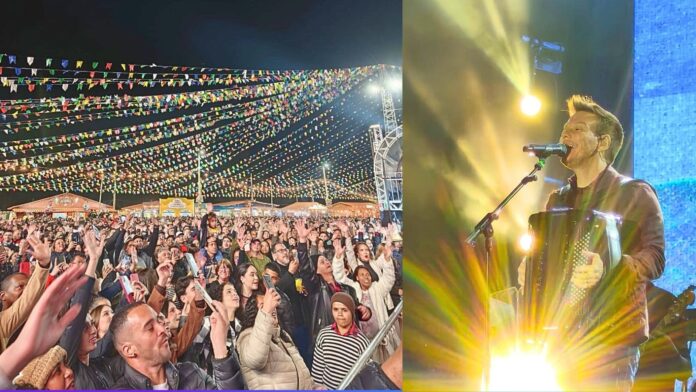 Itabirito: Michel Teló canta com artistas locais e conquista público no Julifest Itabirito: Michel Teló canta com artistas locais e conquista público no Julifest