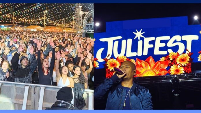 Itabirito: Turma do Pagode leva maior público do Julifest até agora