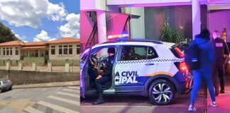 Mãe de aluno agride vice-diretora com capacete durante reunião na Escola Raul Soares, em Itabirito Mãe de aluno agride vice-diretora com capacete durante reunião na Escola Raul Soares, em Itabirito