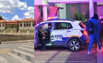 Mãe de aluno agride vice-diretora com capacete durante reunião na Escola Raul Soares, em Itabirito Mãe de aluno agride vice-diretora com capacete durante reunião na Escola Raul Soares, em Itabirito