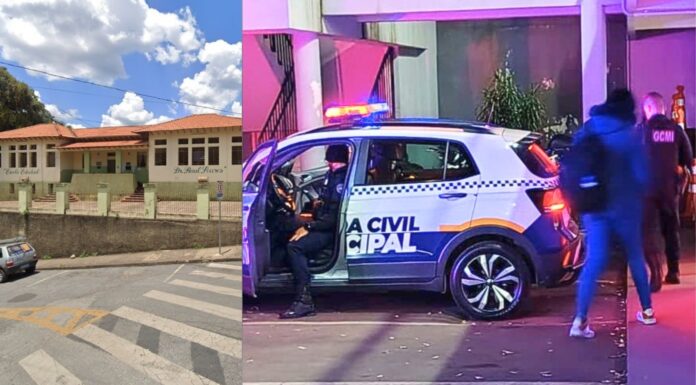 Mãe de aluno agride vice-diretora com capacete durante reunião na Escola Raul Soares, em Itabirito Mãe de aluno agride vice-diretora com capacete durante reunião na Escola Raul Soares, em Itabirito