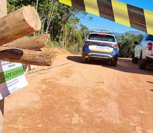 Desmatamento em Itabirito: área em zona de proteção de 280 mil m² no Itaubira recebe nova fiscalização Desmatamento em Itabirito: área em zona de proteção de 280 mil m² no Itaubira recebe nova fiscalização