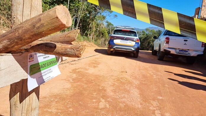 Desmatamento em Itabirito: área em zona de proteção de 280 mil m² no Itaubira recebe nova fiscalização Desmatamento em Itabirito: área em zona de proteção de 280 mil m² no Itaubira recebe nova fiscalização