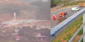 Itabirito: motociclista de 24 anos sofre queda, é levado inconsciente para a UPA e helicóptero é acionado Itabirito: motociclista de 24 anos sofre queda, é levado inconsciente para a UPA e helicóptero é acionado