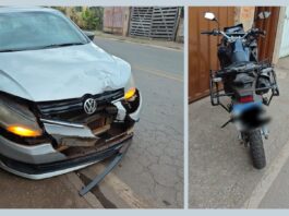Acidente em Itabirito: motociclista diz que motorista avançou parada obrigatória; GCM acionada Acidente em Itabirito: motociclista diz que motorista avançou parada obrigatória; GCM acionada