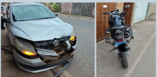 Acidente em Itabirito: motociclista diz que motorista avançou parada obrigatória; GCM acionada Acidente em Itabirito: motociclista diz que motorista avançou parada obrigatória; GCM acionada