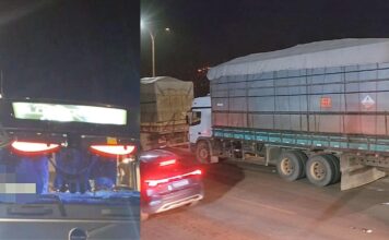 Itabirito: PMRv para 33 caminhões na BR-356 à noite; 16 irregulares, sendo 1 com ‘olhos de LED’ Itabirito: PMRv para 33 caminhões na BR-356 à noite; 16 irregulares, sendo 1 com ‘olhos de LED’