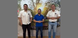 Itabirito anuncia recursos para construção de Unidade Básica de Saúde no bairro Água Limpa Raphael Rondow, Márcio Juninho e Élio da Mata anunciam para construção de UBS no bairro Água Limpa. Foto - reprodução.