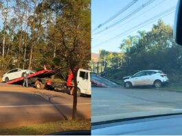 BR-356: batida entre táxi e carro deixa duas pessoas feridas em frente ao Alphaville, em Nova Lima BR-356: batida entre táxi e carro deixa duas pessoas feridas em frente ao Alphaville, em Nova Lima