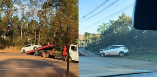 BR-356: batida entre táxi e carro deixa duas pessoas feridas em frente ao Alphaville, em Nova Lima BR-356: batida entre táxi e carro deixa duas pessoas feridas em frente ao Alphaville, em Nova Lima