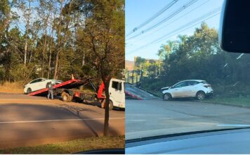 BR-356: batida entre táxi e carro deixa duas pessoas feridas em frente ao Alphaville, em Nova Lima BR-356: batida entre táxi e carro deixa duas pessoas feridas em frente ao Alphaville, em Nova Lima
