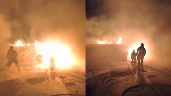 MG: carreta carregada com combustível tomba e pega fogo na MG-010; motorista morre carbonizado MG: carreta carregada com combustível tomba e pega fogo na MG-010; motorista morre carbonizado