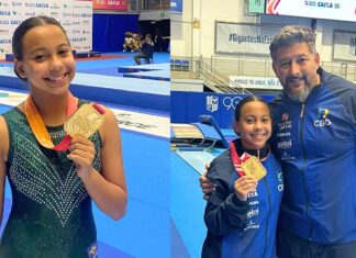 É OURO! Ana Júlia, de Itabirito, é campeã sul-americana de ginástica É OURO! Ana Júlia, de Itabirito, é campeã sul-americana de ginástica