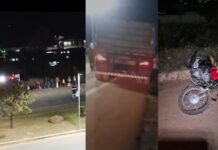 BR-356, Itabirito: em tentativa de ultrapassagem, motociclista bate em carro e morre atropelado por carreta BR-356, Itabirito: em tentativa de ultrapassagem, motociclista bate em carro e morre atropelado por carreta