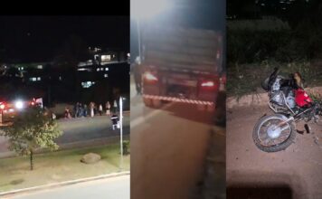 BR-356, Itabirito: em tentativa de ultrapassagem, motociclista bate em carro e morre atropelado por carreta BR-356, Itabirito: em tentativa de ultrapassagem, motociclista bate em carro e morre atropelado por carreta
