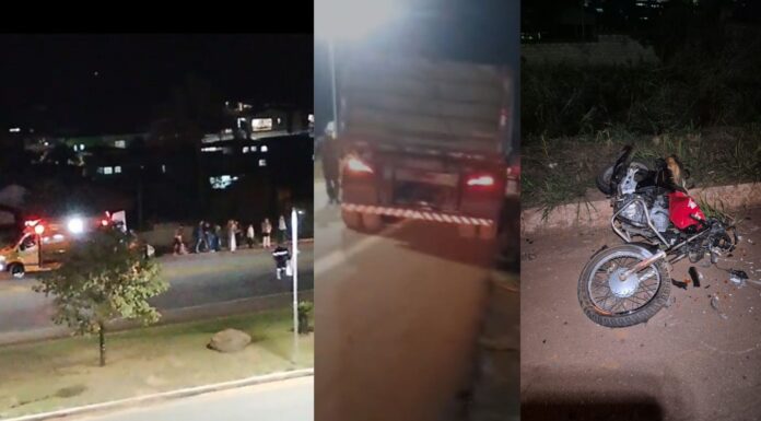 BR-356, Itabirito: em tentativa de ultrapassagem, motociclista bate em carro e morre atropelado por carreta BR-356, Itabirito: em tentativa de ultrapassagem, motociclista bate em carro e morre atropelado por carreta