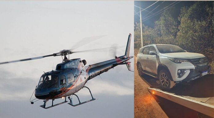 BR-040: em Hilux clonada, morador de Itabirito tenta fugir do helicóptero da PM; veículo financiado em 13 anos BR-040: em Hilux clonada, morador de Itabirito tenta fugir do helicóptero da PM; veículo seria pago em 13 anos