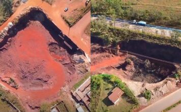 Trecho da BR-040 em risco? Extrações ilegais de minério flagradas à noite entre Itabirito e Nova Lima Trecho da BR-040 em risco? Extrações ilegais de minério flagradas à noite entre Itabirito e Nova Lima