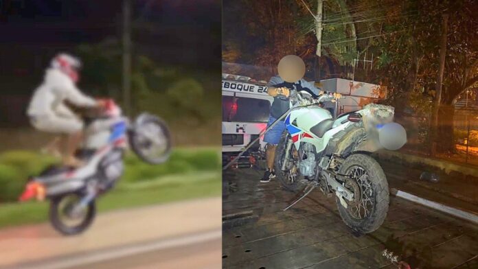 Itabirito: moto de influenciador do 'grau', 'Representante do Art. 244', é removida pela GCM