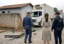Itabirito: caminhão fica sem freio em oficina, bate em muro, e GCM ajuda envolvidos a fazer acordo Itabirito: caminhão fica sem freio em oficina, bate em muro, e GCM ajuda envolvidos a fazer acordo