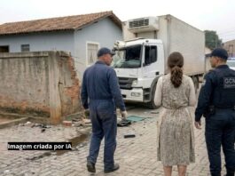 Itabirito: caminhão fica sem freio em oficina, bate em muro, e GCM ajuda envolvidos a fazer acordo Itabirito: caminhão fica sem freio em oficina, bate em muro, e GCM ajuda envolvidos a fazer acordo
