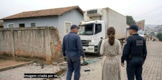Itabirito: caminhão fica sem freio em oficina, bate em muro, e GCM ajuda envolvidos a fazer acordo Itabirito: caminhão fica sem freio em oficina, bate em muro, e GCM ajuda envolvidos a fazer acordo