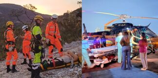 Lagoa do Miguelão: homem cai de moto em trilha de difícil acesso e helicóptero da PM o leva ao João XXIII Lagoa do Miguelão: homem cai de moto em trilha de difícil acesso e helicóptero da PM o leva ao João XXIII