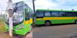 Itabirito: ônibus escolar com alunos de São Gonçalo do Bação e Mangue Seco perde freio e bate em poste Itabirito: ônibus escolar com alunos de São Gonçalo do Bação e Mangue Seco perde freio e bate em poste