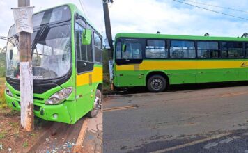 Itabirito: ônibus escolar com alunos de São Gonçalo do Bação e Mangue Seco perde freio e bate em poste Itabirito: ônibus escolar com alunos de São Gonçalo do Bação e Mangue Seco perde freio e bate em poste