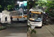 Novo acidente com ônibus escolar em Itabirito; desta vez, envolvendo uma moto