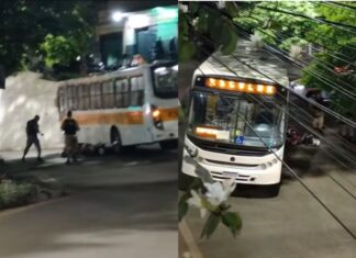 Novo acidente com ônibus escolar em Itabirito; desta vez, envolvendo uma moto