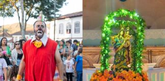 Encontro de Palhaços, Festa de Nossa Sra. de Nazaré e mais: veja a agenda do fim de semana em Mariana Encontro de Palhaços, Festa de Nossa Sra. de Nazaré e mais: veja a agenda do fim de semana em Mariana