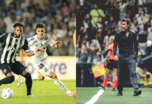 Atlético joga abaixo do esperado, perde para o Santos e se complica na Sul-Americana Atlético joga abaixo do esperado, perde para o Santos e se complica na Sul-Americana