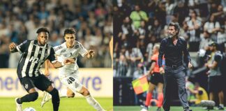 Atlético joga abaixo do esperado, perde para o Santos e se complica na Sul-Americana Atlético joga abaixo do esperado, perde para o Santos e se complica na Sul-Americana